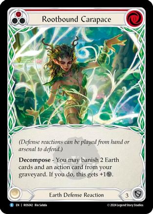 Rootbound Carapace (Red) (ROS042) - Rosetta