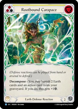 Rootbound Carapace (Yellow) (ROS043) - Rosetta