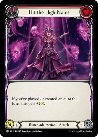 Hit the High Notes (Red) (ROS140) Rainbow Foil - Rosetta