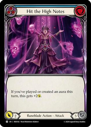 Hit the High Notes (Blue) (ROS142) Rainbow Foil - Rosetta