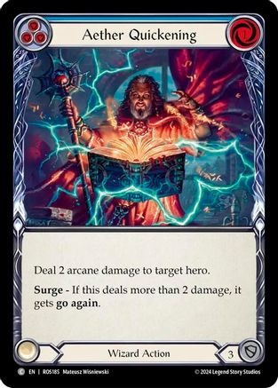 Aether Quickening (Blue)  (ROS185) - Rosetta