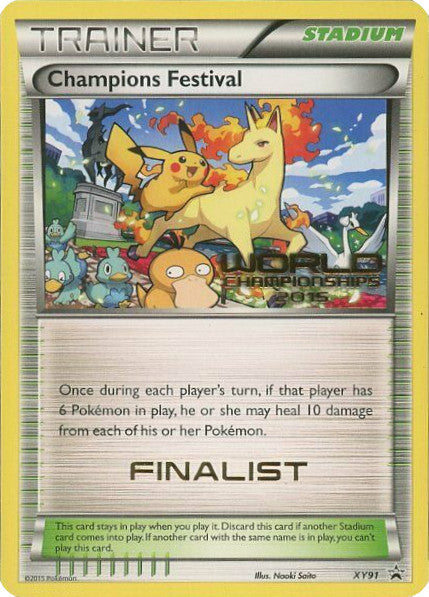 Champions Festival (XY91) (2015 Finalist) [XY: Black Star Promos] | Silver Goblin