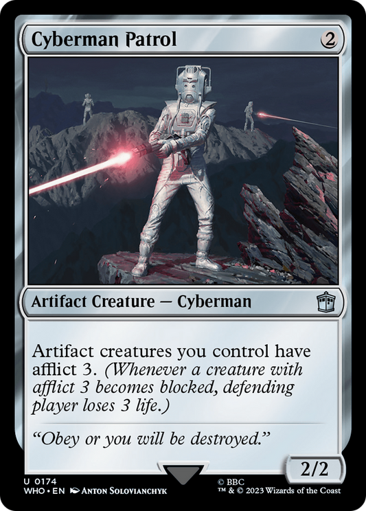 Cyberman Patrol [Doctor Who] Foil