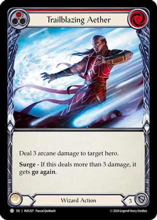 Trailblazing Aether (Red) (ROS207) - Rosetta