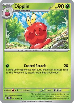 Dipplin (013/142) [Scarlet & Violet: Stellar Crown] Reverse Holofoil