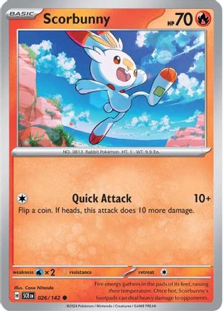 Scorbunny (26) Reverse Holofoil - Stellar Crown