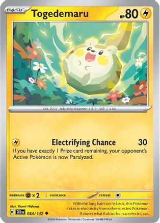 Togedemaru (054/142) [Scarlet & Violet: Stellar Crown] Reverse Holofoil