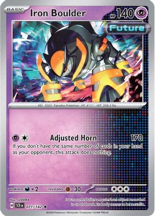 Iron Boulder (071/142) [Scarlet & Violet: Stellar Crown] Reverse Holofoil