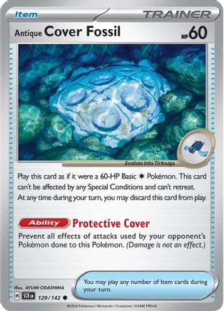 Antique Cover Fossil (129/142) [Scarlet & Violet: Stellar Crown] Reverse Holofoil