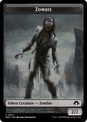 Eldrazi Spawn // Zombie Double-Sided Token [Modern Horizons 3 Tokens] | Silver Goblin