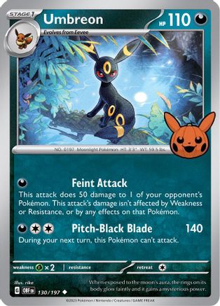 Umbreon (130) - Trick or Trade BOOster Bundle 2024