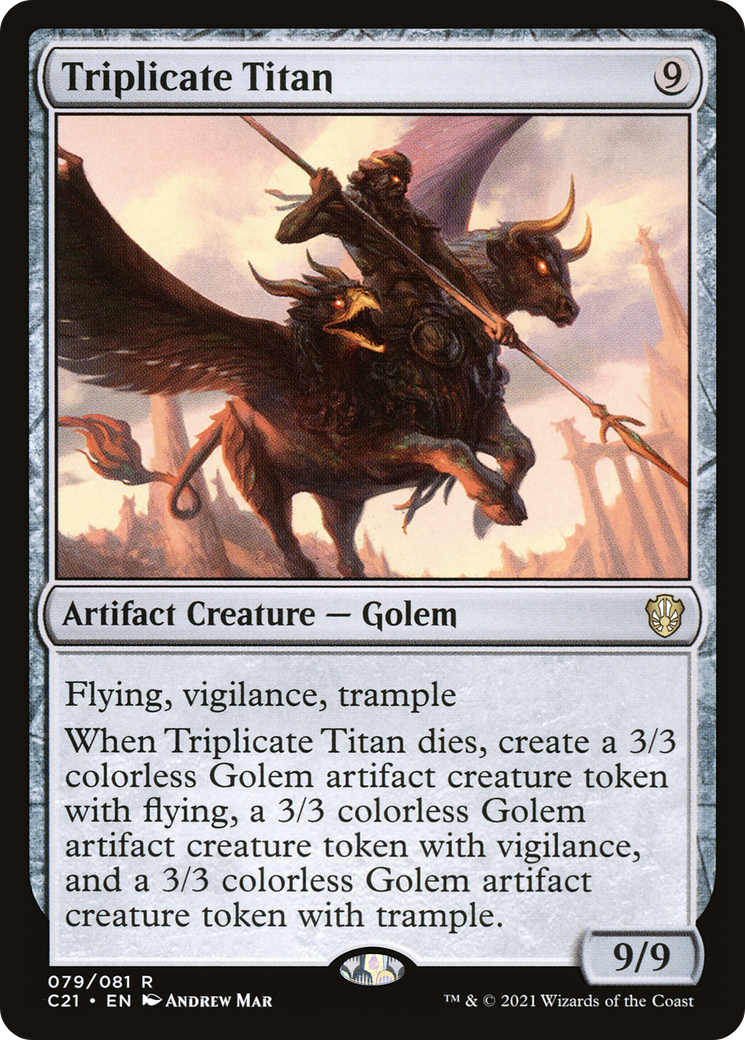 Triplicate Titan [Commander 2021] | Silver Goblin