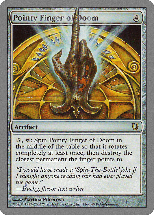 Pointy Finger of Doom [Unhinged] Foil