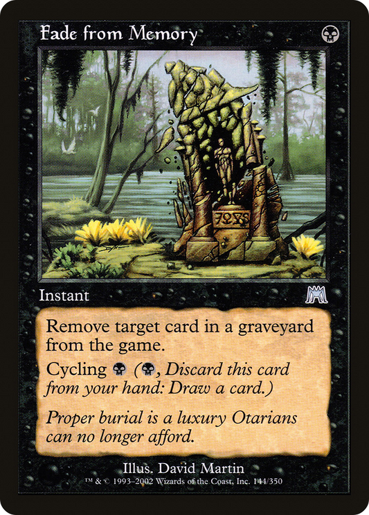 Fade from Memory [Onslaught] Foil