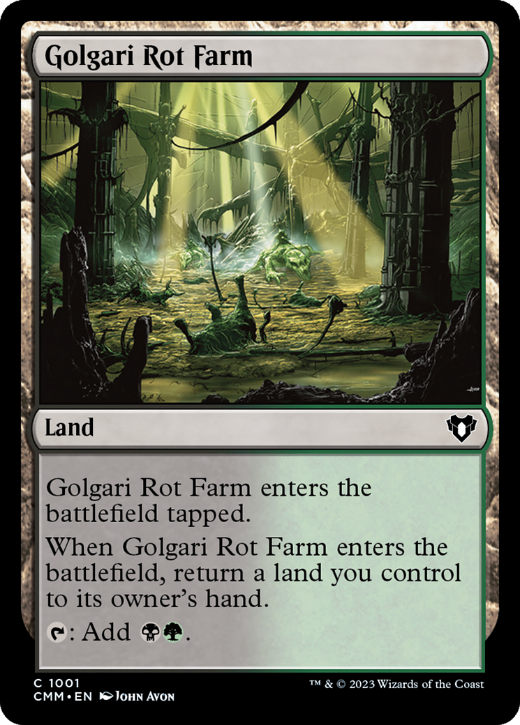 Golgari Rot Farm [Commander Masters] | Silver Goblin