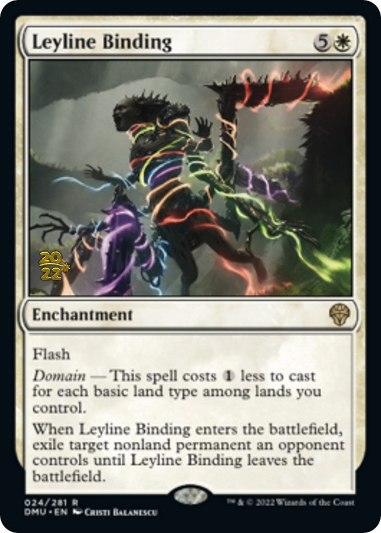 Leyline Binding [Dominaria United Prerelease Promos] | Silver Goblin