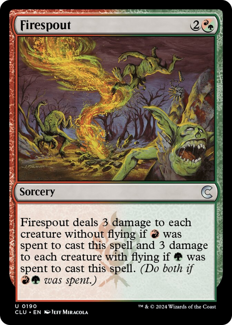 Firespout [Ravnica: Clue Edition] | Silver Goblin