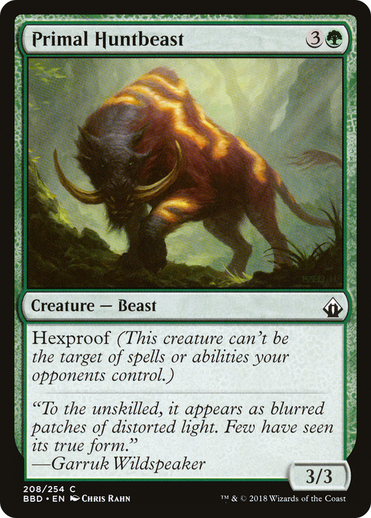 Primal Huntbeast [Battlebond] Foil