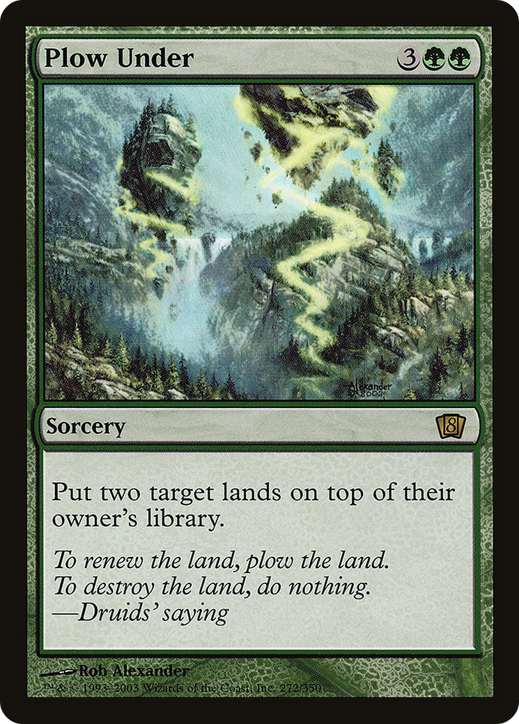Plow Under (272) Foil - Eighth Edition