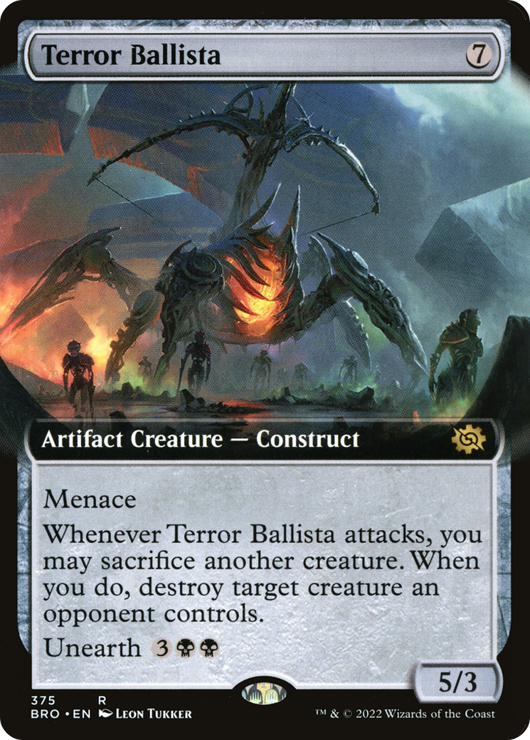 Terror Ballista (Extended Art) [The Brothers' War]