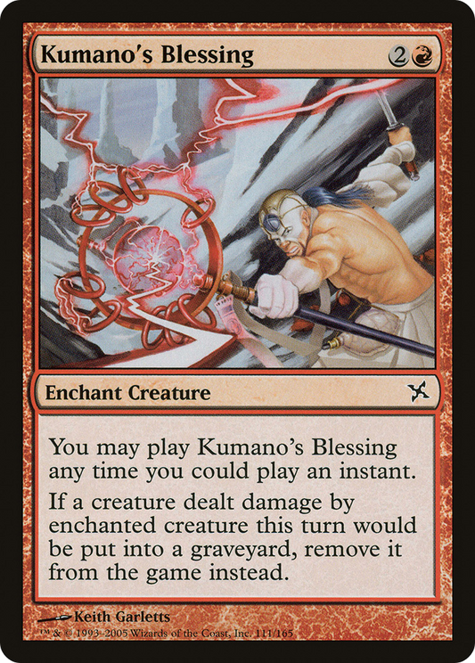 Kumano's Blessing [Betrayers of Kamigawa] Foil