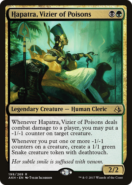 Hapatra, Vizier of Poisons [Amonkhet] Foil
