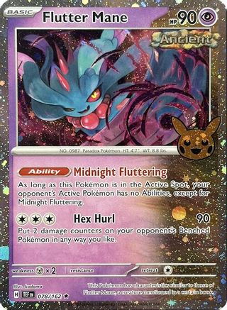 Flutter Mane (Cosmos Holo) (78) Holofoil - Trick or Trade BOOster Bundle 2024