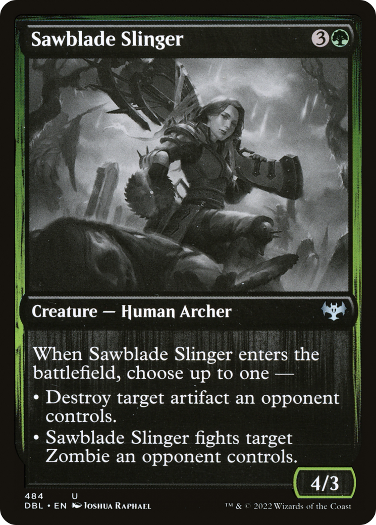 Sawblade Slinger (484) - Innistrad: Double Feature