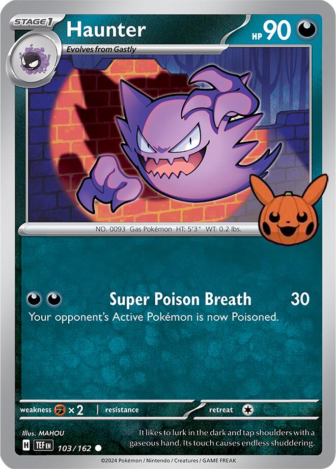 Haunter (103/162) [Trick or Trade 2024] | Silver Goblin