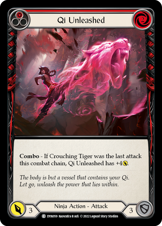 Qi Unleashed (Red) [DYN059] (Dynasty) | Silver Goblin