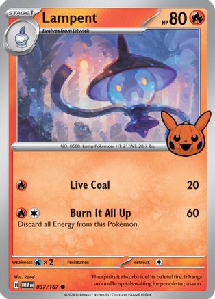 Lampent (37) - Trick or Trade BOOster Bundle 2024