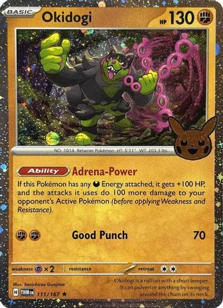 Okidogi (Cosmos Holo) (111) Holofoil - Trick or Trade BOOster Bundle 2024