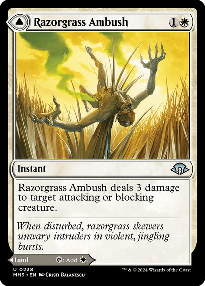 Razorgrass Ambush (238) Foil - Modern Horizons 3