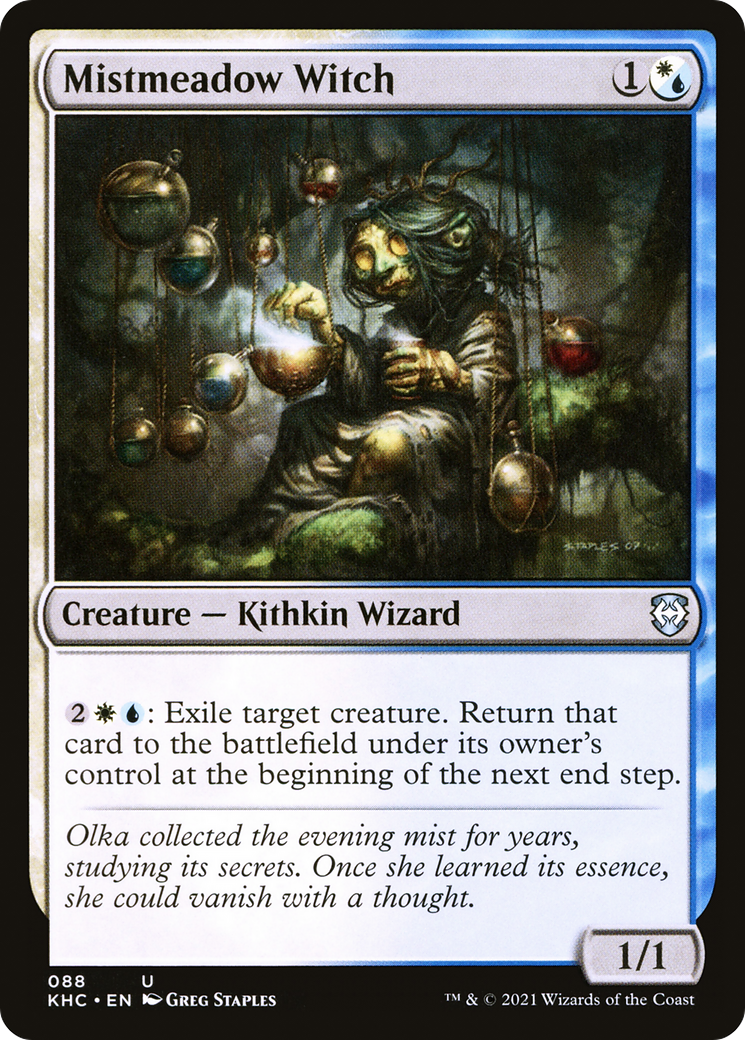 Mistmeadow Witch [Kaldheim Commander] | Silver Goblin