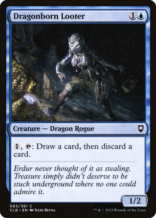 Dragonborn Looter [Commander Legends: Battle for Baldur's Gate] Foil