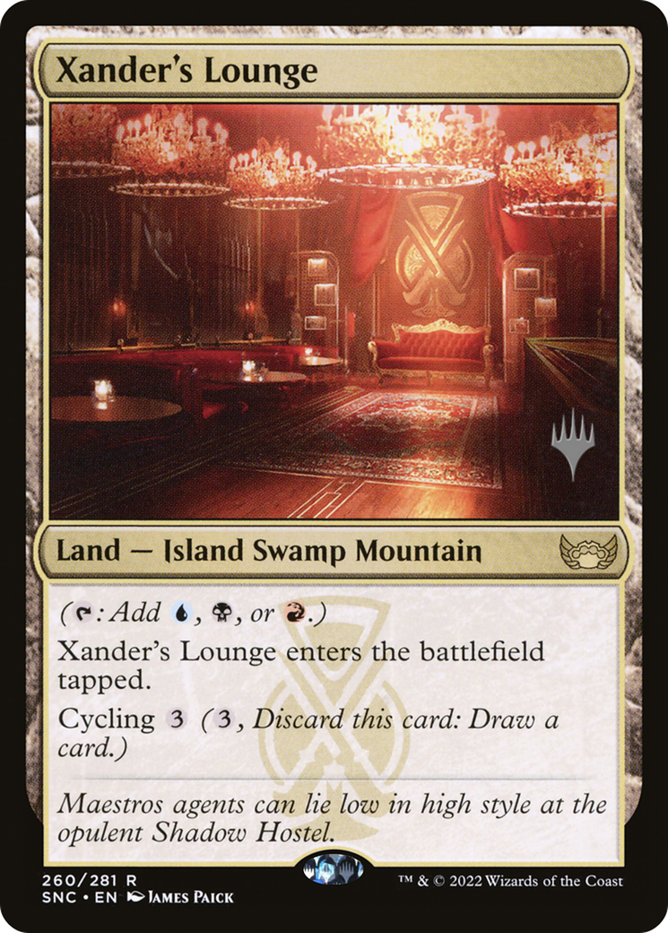 Xander's Lounge (260) Foil - Streets of New Capenna Promos