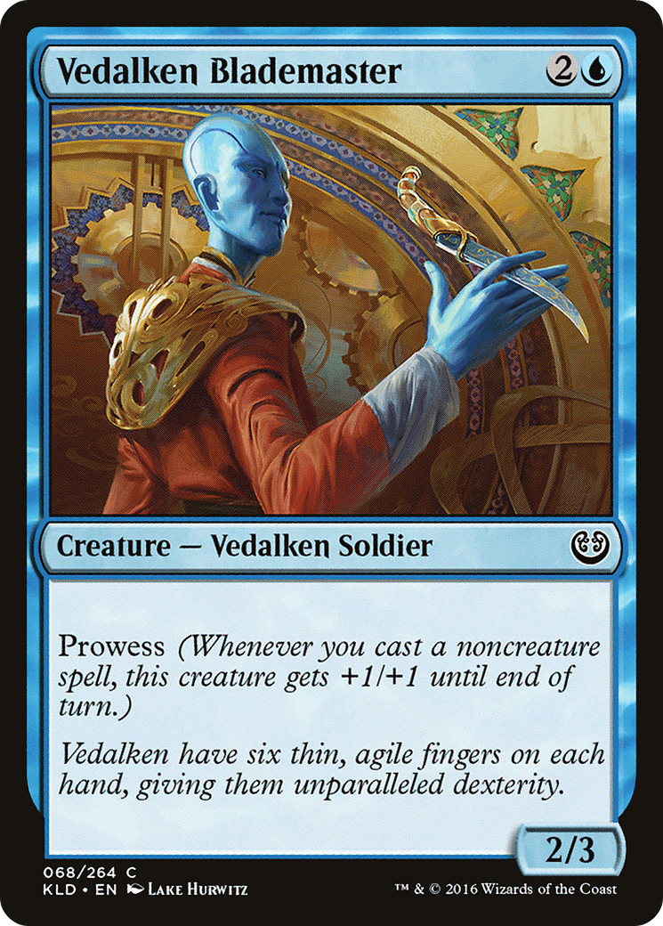 Vedalken Blademaster [Kaladesh] Foil