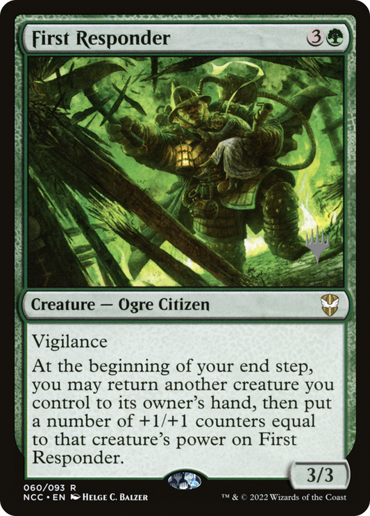 First Responder (Promo Pack) [Streets of New Capenna Commander Promos]