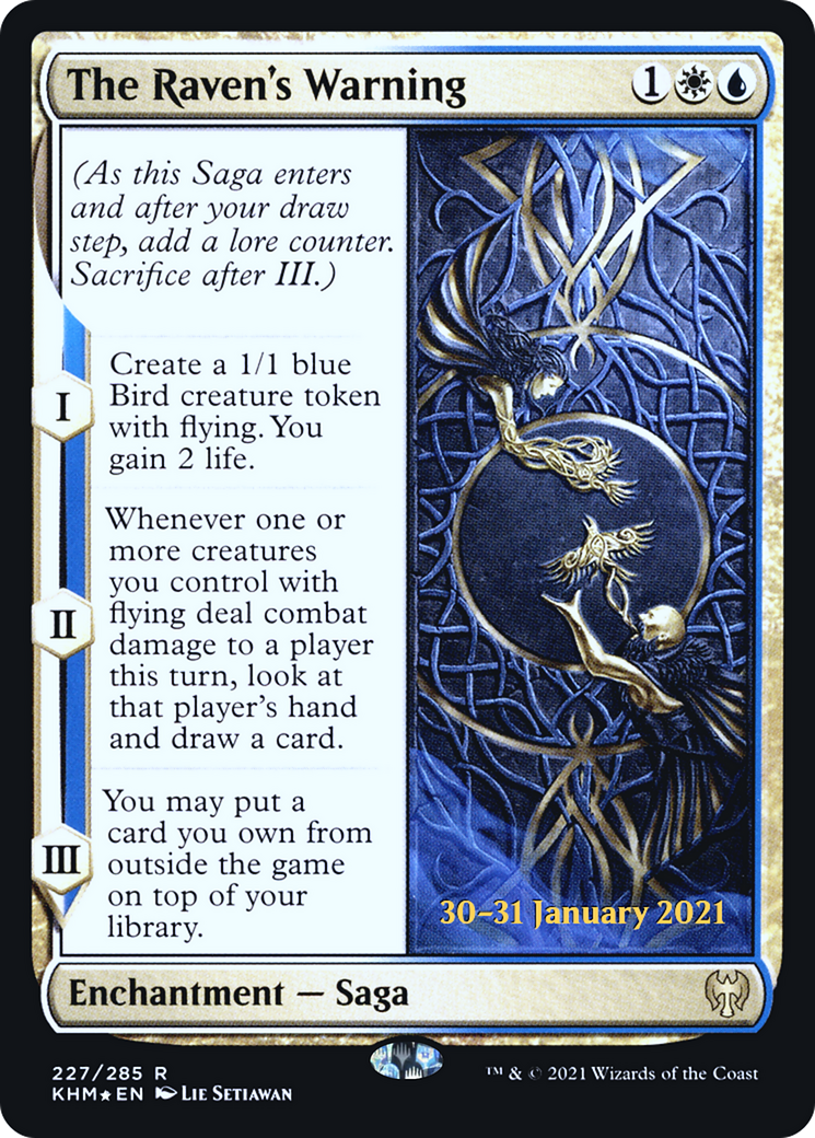 The Raven's Warning [Kaldheim Prerelease Promos]