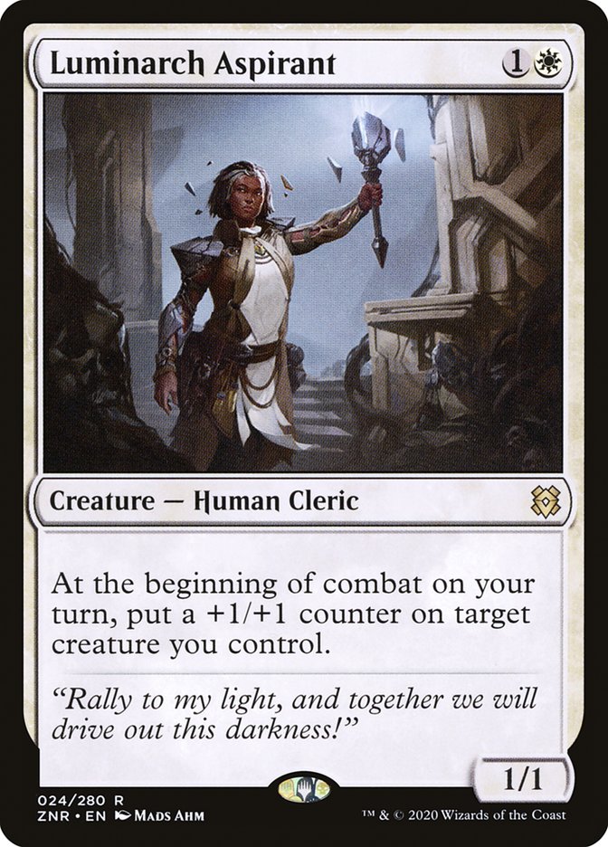 Luminarch Aspirant [Zendikar Rising] | Silver Goblin