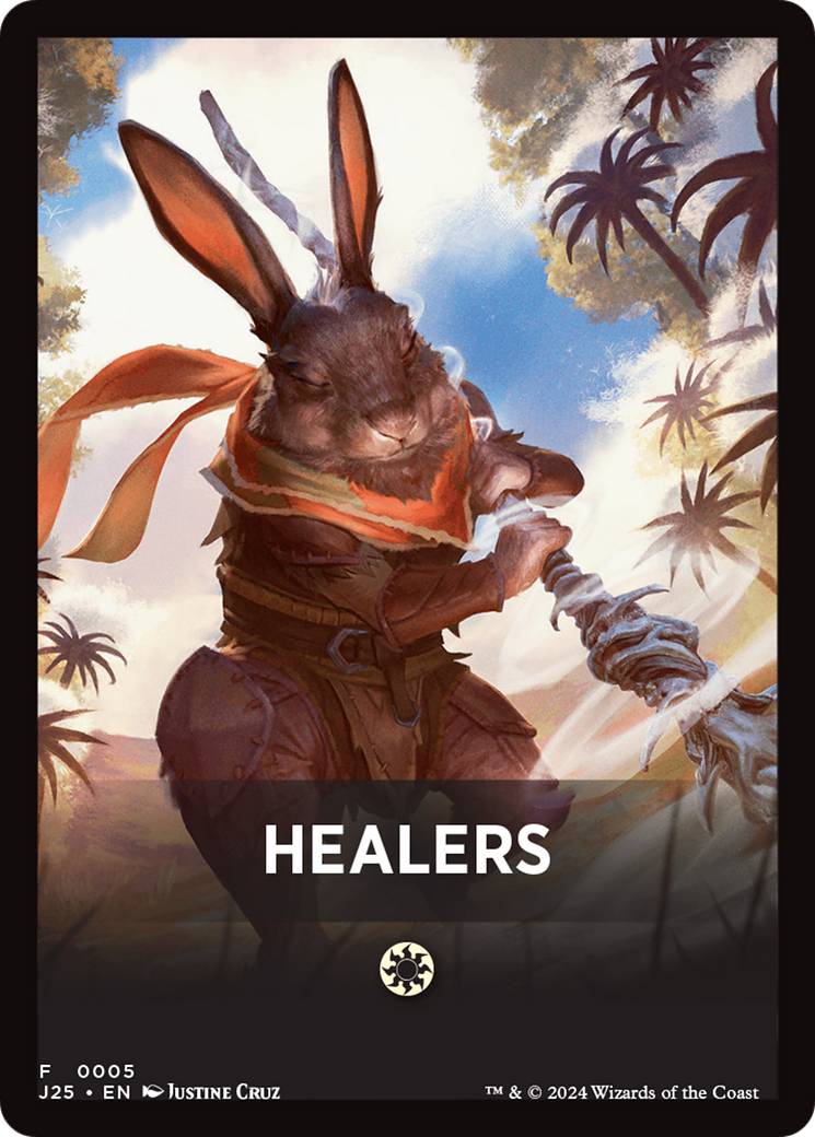 Healers Theme Card [Foundations Jumpstart Front Cards] | Silver Goblin