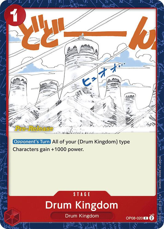 Drum Kingdom  (OP08-020) - Two Legends Pre-Release Cards