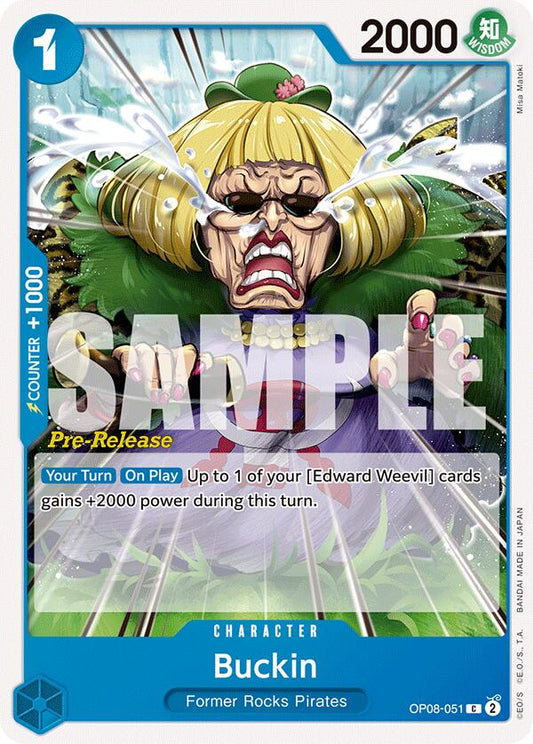 Buckin  (OP08-051) - Two Legends Pre-Release Cards