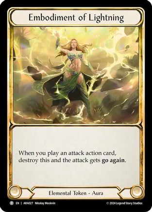 Embodiment of Lightning (ARA027) - Blitz Deck: Rosetta - Aurora