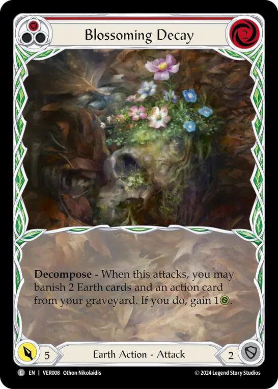 Blossoming Decay (Red) [VER008] (Rosetta Verdance Blitz Deck) | Silver Goblin