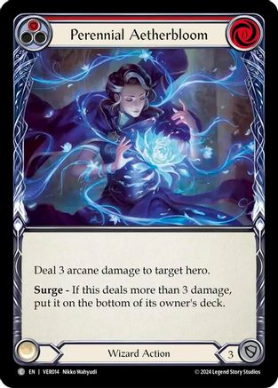 Perennial Aetherbloom (Red) (VER014) - Blitz Deck: Rosetta - Verdance