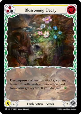 Blossoming Decay (Yellow) (VER017) - Blitz Deck: Rosetta - Verdance