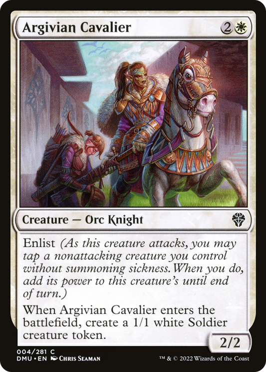 Argivian Cavalier [Dominaria United] Foil