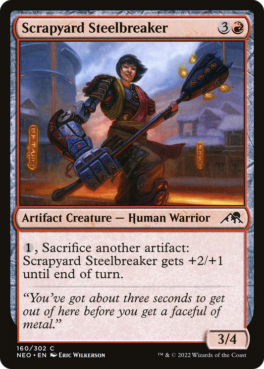 Scrapyard Steelbreaker [Kamigawa: Neon Dynasty] Foil