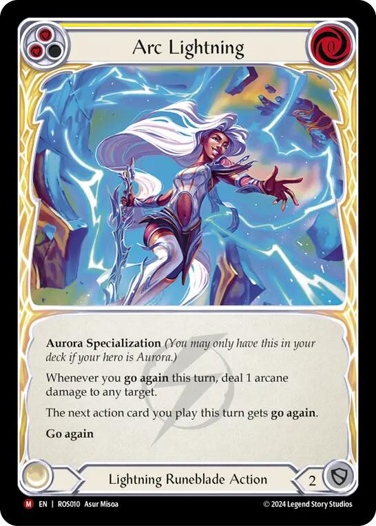 Arc Lightning [ROS010] (Rosetta)  Rainbow Foil | Silver Goblin